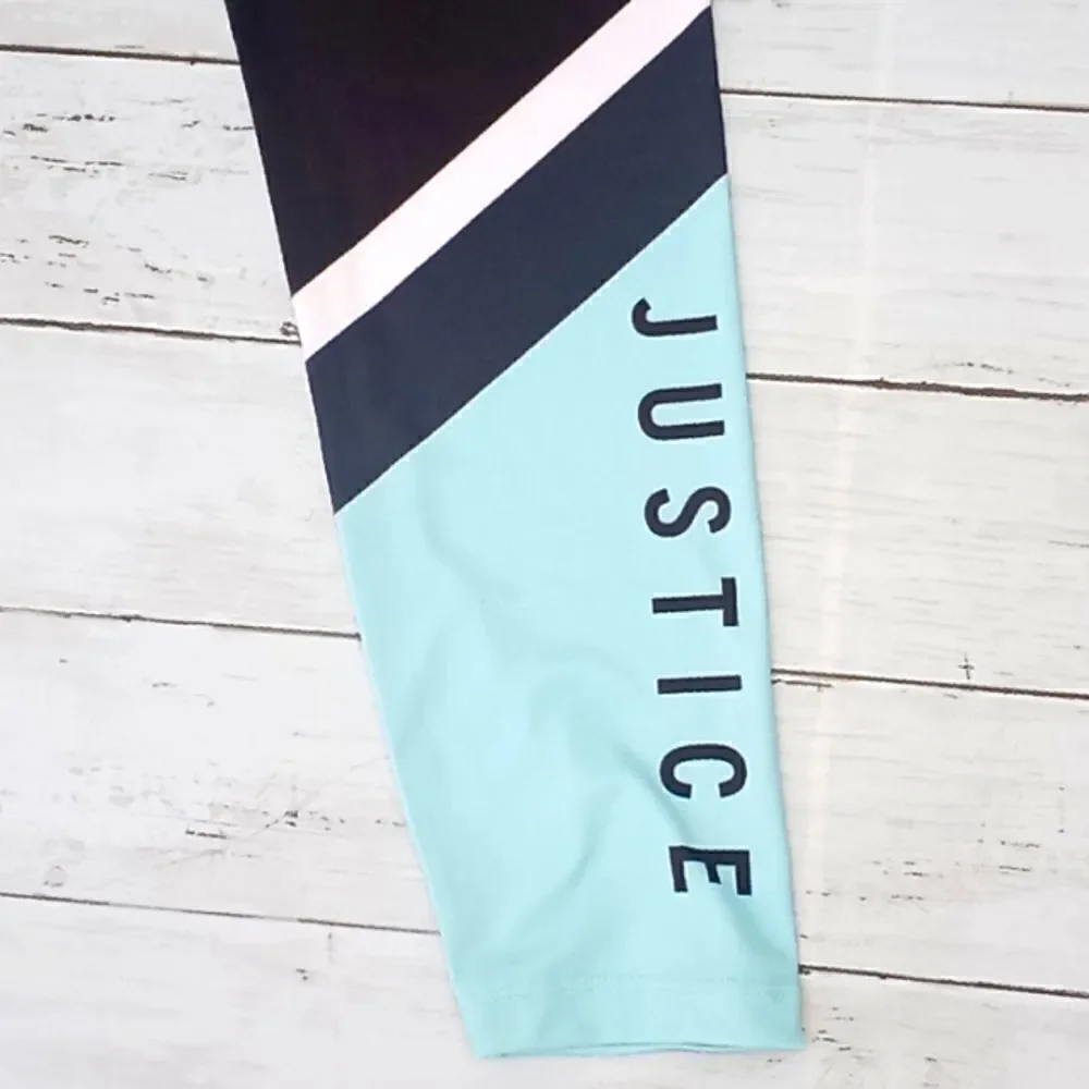 Girls Justice Tank Top Shirt & Pants 2pc Outfit Size L